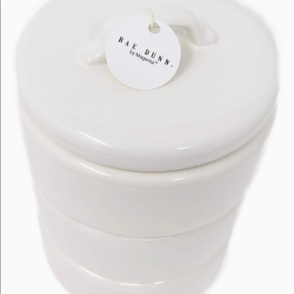 4 Piece COFFEE / TEA / SUGAR Ceramic LL Stacking Canister Set